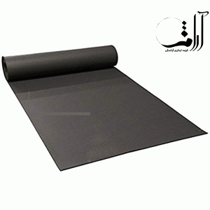 کفپوش گرانول رولی مشکی 8 میل